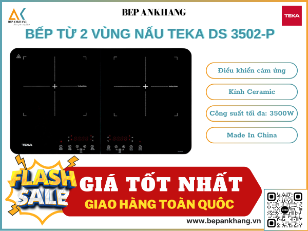 Bếp từ Teka DS 3502-P - Đặt nổi - Sản xuất tại nhà máy Teka